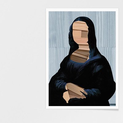 Abstrakte Mona Lisa