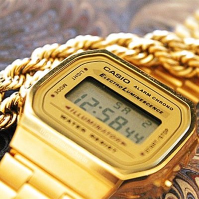 CASIO VINTAGE UHR GOLD