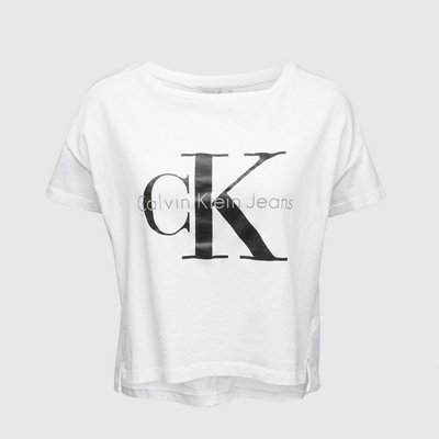 CKJ cropped T-Shirt