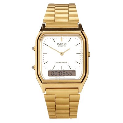 Goldene Casio Armbanduhr