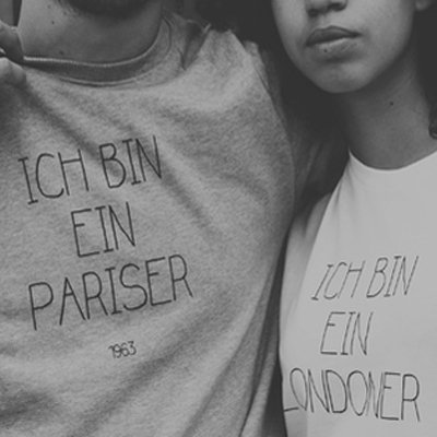 ICH BIN EIN PARISER UNISEX