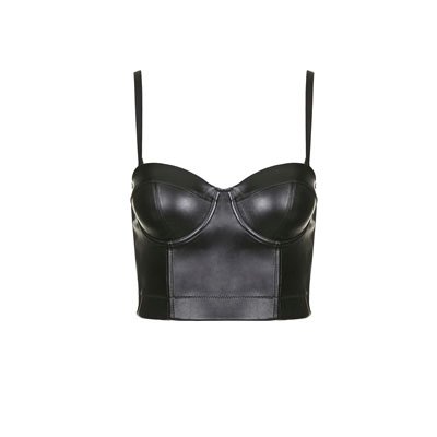 Kunstleder Bustier