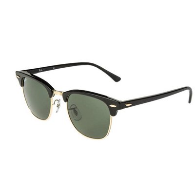 Schwarze Clubmaster Sonnenbrille