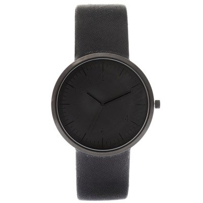 Schwarze Monochrom Uhr